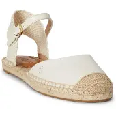 Ralph Lauren Espadrillo 'ROBBY' vaaleabeige / valkoinen