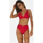 Lipsy Bikinitoppi tummanpunainen
