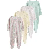 Next Yöpuku pastellinkeltainen / minttu / pastellinpinkki / valkoinen