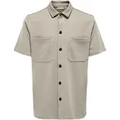 Only & Sons Onsnewkodyl Reg Ss Shirt - Beige - XS