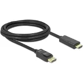 DeLOCK Hdmi-displayport-kaapeli 2 M