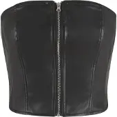 Urban Classics Synthetic Leather Bandeau Hihaton Toppi