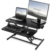 Sense7 Office converter desk Black 81 cmx40 cm