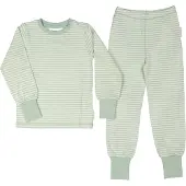 Geggamoja Two Pcs Pyjamas Classic - Green - 110-116