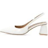 Bianco Biamaralyn Slingback Patent - White - 39