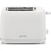 Gorenje Skrudintuvas Toaster | T850DPW | Number of slots 2 | Housing material Plastic | Baltas