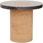 Frama Sintra Pöytä Marmori Ø 39 Cm - Sohvapöydät Korkki Musta - 4081
