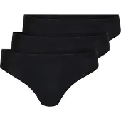 ICANIWILL Invisible Thong 3-Pack - Black - L