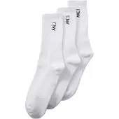 ICANIWILL Training Socks 3-Pack - White - 39-41