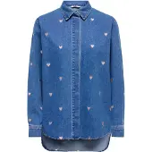 ONLY Pusero 'ONLVERA' sininen denim / vanha roosa