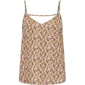 ONLY Toppi 'ONLNOVA PARIS' ecru / ruskea / khaki