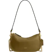 Coach Waverly Leather Bag Scarlet - Brown - ONE SIZE