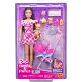 Barbie Family & Friends Skipper Leikkisetti + Lastenrattaat
