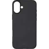 Onsala Collection Silikonipintainen MagSeries-suojakuori musta iPhone 16 Plus