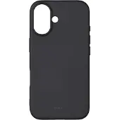 Onsala Collection Silikonipintainen MagSeries-suojakuori musta iPhone 16