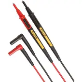 Fluke TL175E Turvatestausjohtosarja [Teräliitin 4 mm - testikärki] 1,20 m musta, punainen 1 kpl