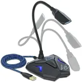 DeLOCK 66330, Pelikonsolimikrofoni, -30 dB, 50 - 16000 Hz, 2200 Ω, 16 bittiä, 44,1 kHz
