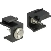 DeLOCK – Keystone Push-button black (86402)