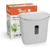Peach PS600-06 document shredder for cutting 2 mm strips, 12 l container, up to 4 A4 sheets, 65 dB, white