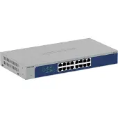Netgear GS516 - V3 - Kytkin - Hallitsematon - 16 x 10/100/1000 - Pöytä, telineasennettava