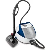 Polti Pro 100 Eco Power, Sylinterillinen höyrypuhdistin, musta, Sininen, Valkoinen, Painikkeet, Rotaatio, Teleskooppinen, Alumiini, 1900 W