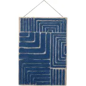 Bloomingville Velva Wall Decor - Blue - 45X64CM