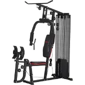 JTI Kotikuntosali monitoimilaite 45 kg painopakalla, musta