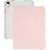 SKALO iPad 10.9 (2022) Trifold Läpinäkyvä Takaosa Kotelo - Pinkki