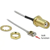 DeLOCK 89930, 0,2 m, Koaksiaalinen, SMA, MHF I LK, Musta, Harmaa