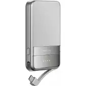 EcoFlow RAPID Mag 5000mAh, 30W -varavirtalähde, Hopea