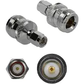 DeLOCK 89960, N, SMA, Nikkeli, Nikkeli, 50 Ω, -10 - 50 °C, 1,6 cm