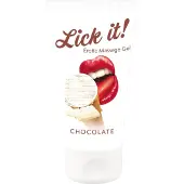 Lick it! - 2in1 syötävä liukuvoide - valkoinen suklaa 50ml