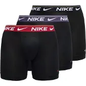 Nike Bokserit Ultra Comfort Dri-fit 3-pack - Musta/bordeaux/violetti, koko Large