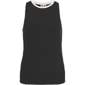 ROUGE EDIT Rouhelena O-Neck Tank Top - Grey - XS