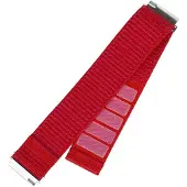 FIXED | Sporty Strap with Quick Release 20mm for Smartwatch | 160-210 mm | Red | Nylon