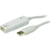 Aten UE2120 USB-kaapeli USB 2.0 12 m USB A 0,48 Gbit/s Valkoinen (UE2120)