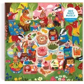 Mudpuppy Woodland Picnic 500 Piece Family Puzzle