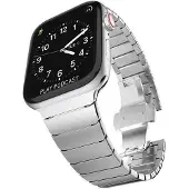 SKALO Teräsranneke "Flat" Apple Watch Series 11 46mm - Hopea