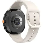SKALO Silikoniranneke sopii Samsung Galaxy Watch8 40mm - Valkoinen