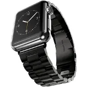 SKALO Linkkiranneke Apple Watch SE 3 40mm - Musta