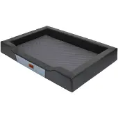 HOBBYDOG Deluxe XXL pesä, musta/harmaa, 120x80 cm