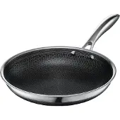 Hexclad Hybrid paistinpannu 26 cm Ruostumaton teräs-musta