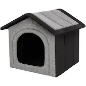 HOBBYDOG Koiran pesä Inari Light Grey Black, 52x46 cm