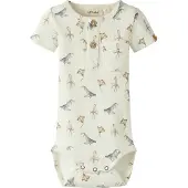 Lil´ Atelier Lil' Atelier Body l/h - Joustinneule - NbmLavo - Coconut Maito/S - - 56 - Bodyt L/H
