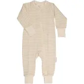 Geggamoja Two Way Zip - Pyjamas Classic - Beige - 98-104