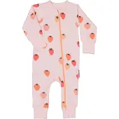 Geggamoja Bamboo Two Way Zip Pyjamas - Pink - 74/80