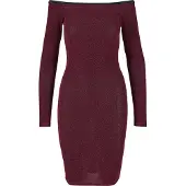 Urban Classics Mekko burgundin punainen
