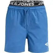 Jack & Jones Junior Uimashortsit 'JPSTMaui' sininen / musta / valkoinen