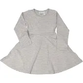 Geggamoja Flared Dress Classic - Grey - 86-92