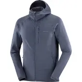 Salomon Men's Essential Lightwarm Hoodie Blue Nights Välikerrospuserot S